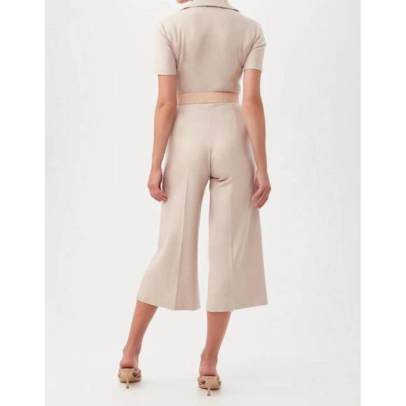 NEW TRINA TURK jannise 2 jumpsuit in flawless beige - Picture 2 of 3